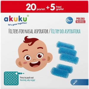 Akuku A0037 Aspiratoriaus filtrai 25vnt