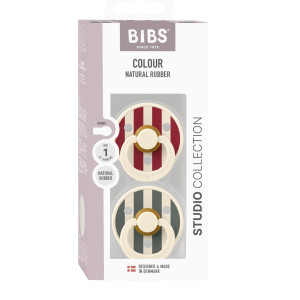 Bibs  Studio Colour Natūralaus kaučiuko čiulptukas nuo 6 iki 18 mėnesių 2vnt