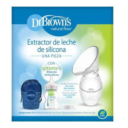 Dr. Browns BF035 Silikoninis pientraukis ir buteliukas 150ml