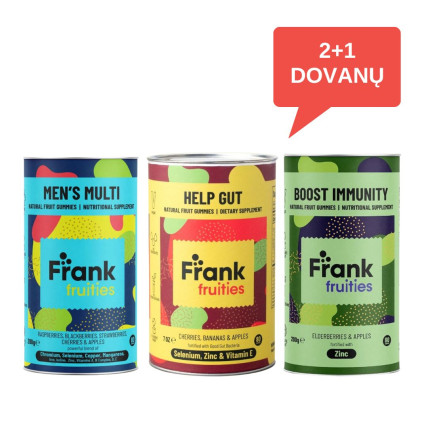 Frank Fruities Vitaminų komplektas vyrams