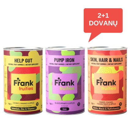 Frank Fruities Vitaminų rinkinys moterims