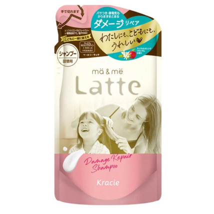 Kracie Ma & Me Latte Atkuriamasis šampūnas papildymas 360ml