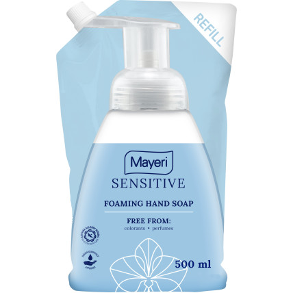 MAYERI Sensitive Putų muilo papildymas 500ml